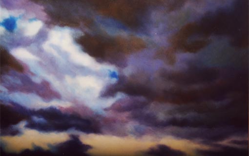 Clouds, painting by Teresa Dias Coelho