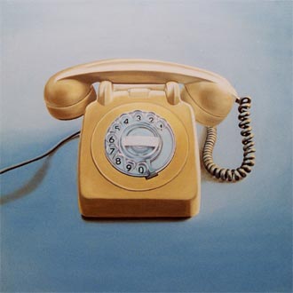 Telephone, painting by Teresa Dias Coelho